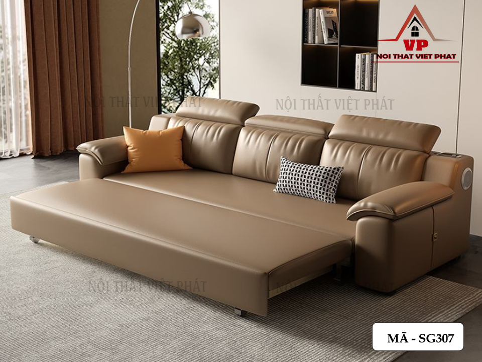 Sofa Giường Ngủ HCM - Mã SG307 4 Sofa Giường Ngủ HCM - Mã SG307-2