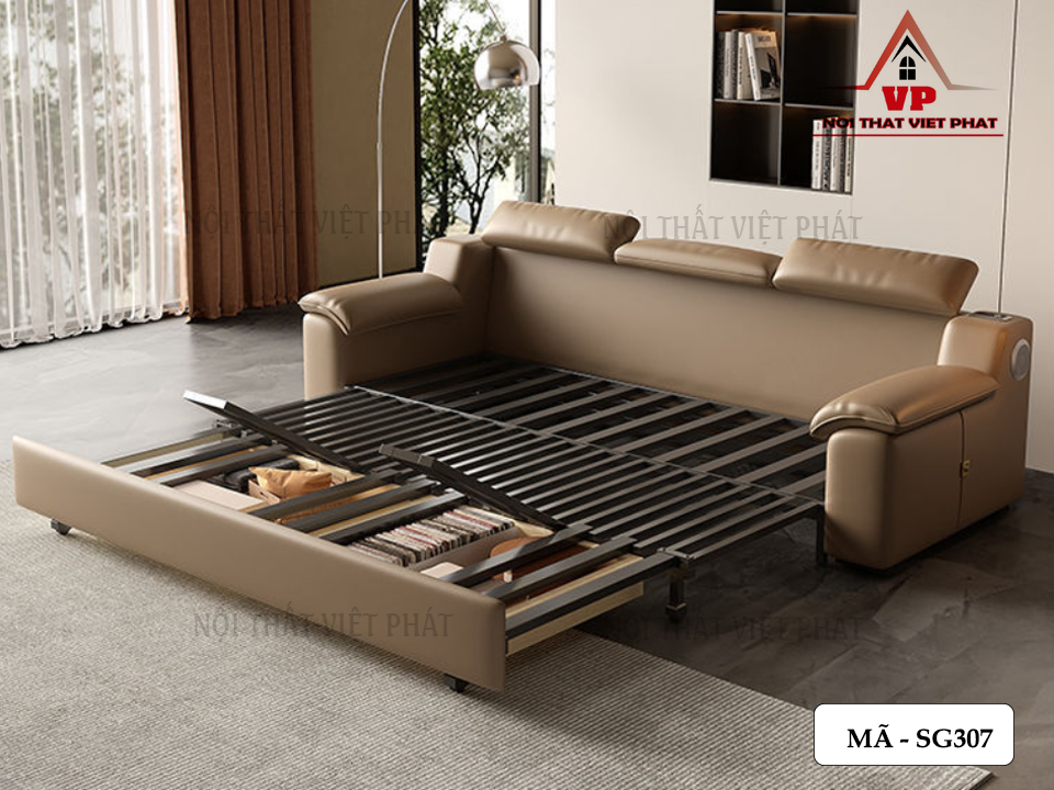Sofa Giường Ngủ HCM - Mã SG307 6 Sofa Giường Ngủ HCM - Mã SG307-4
