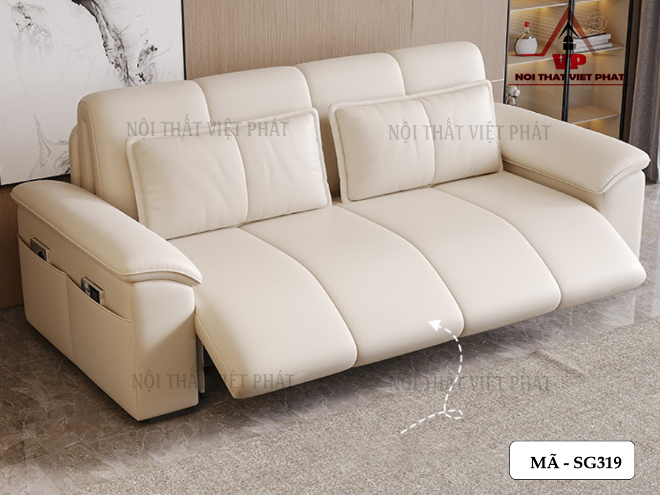 Sofa Giường Thông Minh Bấm Điện Tự Động - Mã SG319 4 Sofa Giường Thông Minh Bấm Điện Tự Động - Mã SG319-2