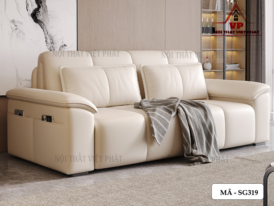 Sofa Giường Thông Minh Bấm Điện Tự Động - Mã SG319 1 Sofa Giường Thông Minh Bấm Điện Tự Động - Mã SG319