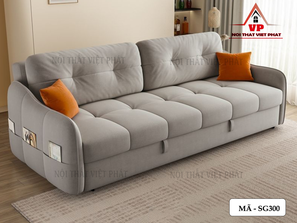 Sofa Kéo Ra Thành Giường Ngủ - Mã SG300 6 Sofa Kéo Ra Thành Giường Ngủ - Mã SG300-1