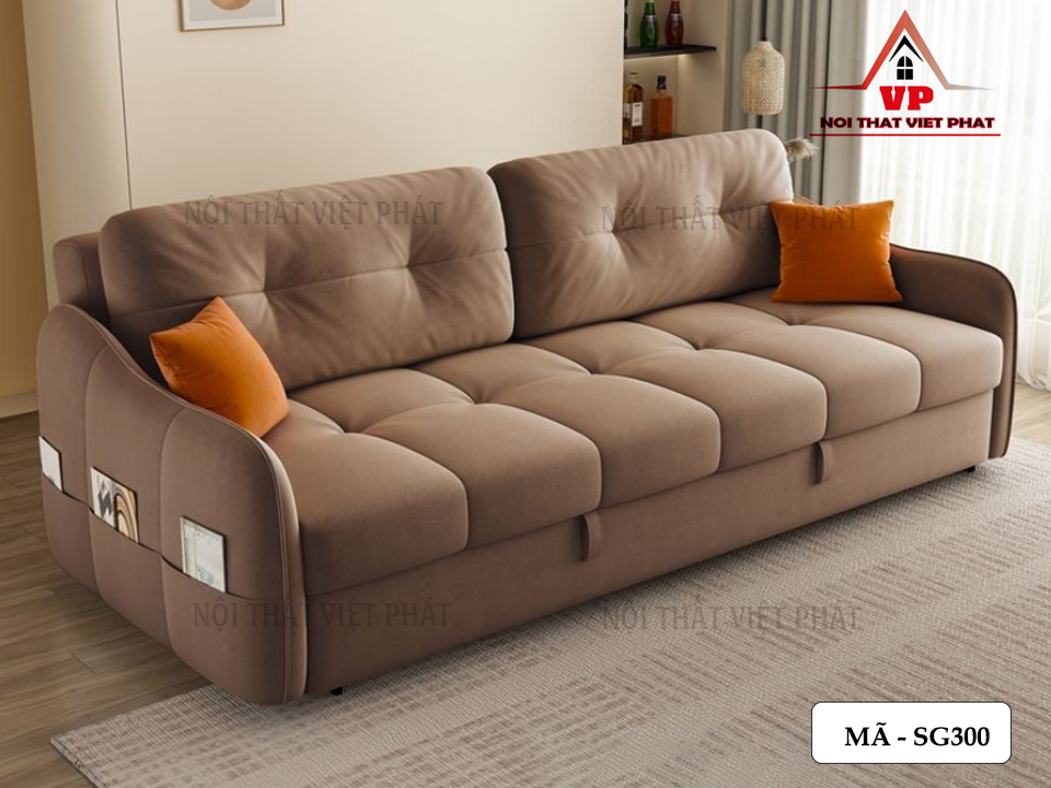 Sofa Kéo Ra Thành Giường Ngủ - Mã SG300 4 Sofa Kéo Ra Thành Giường Ngủ - Mã SG300-3