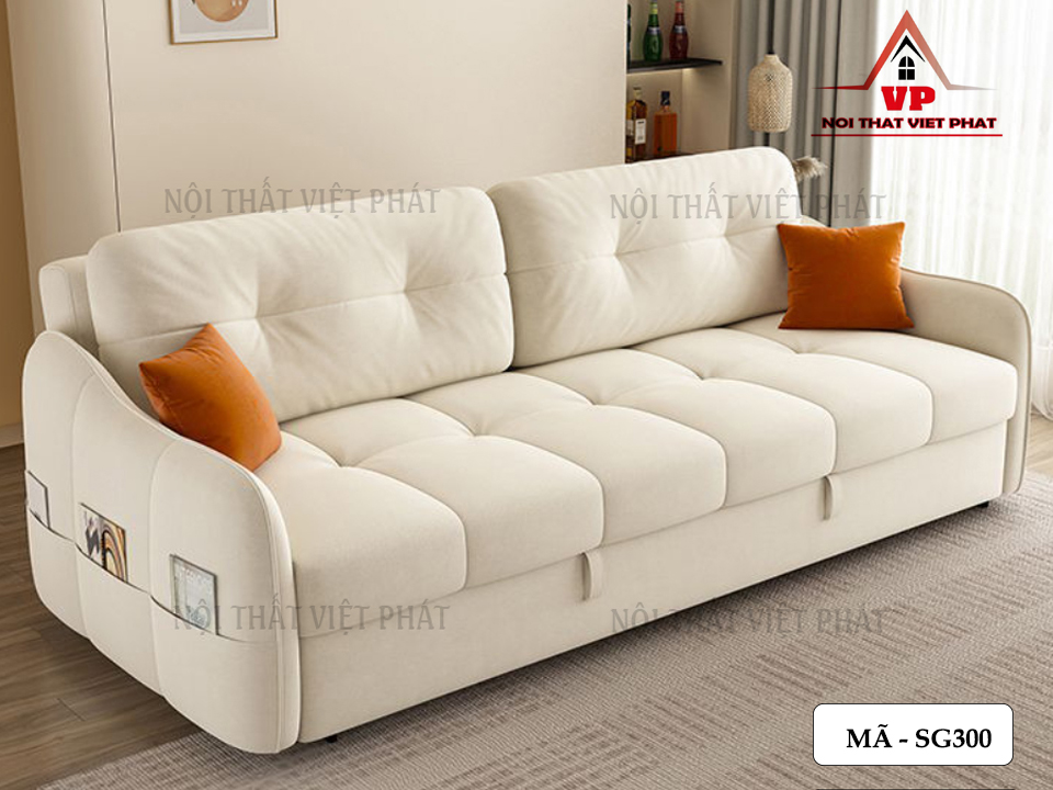 Sofa Kéo Ra Thành Giường Ngủ - Mã SG300 3 Sofa Kéo Ra Thành Giường Ngủ - Mã SG300-5