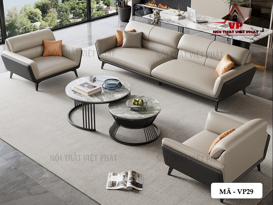 Sofa Nệm Văn Phòng – Mã VP29 4 Sofa Nệm Văn Phòng – Mã VP29