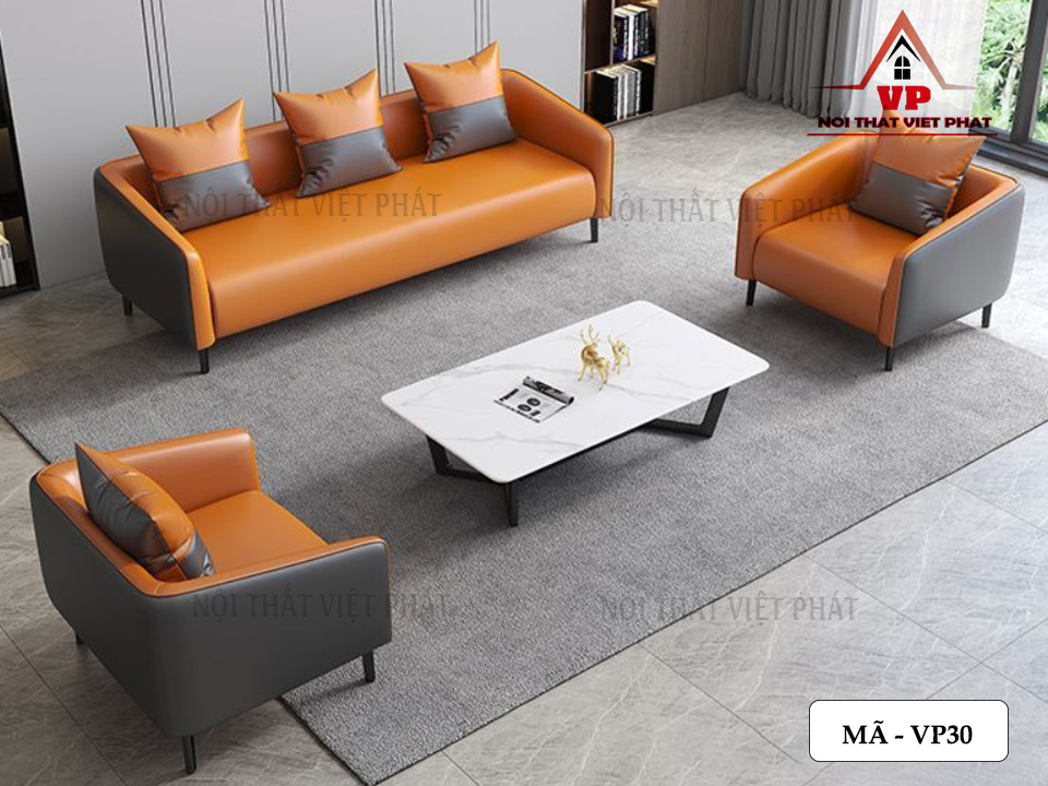 Sofa Văn Phòng Sài Gòn - Mã SG30 3 Sofa Văn Phòng Sài Gòn - Mã SG30-1