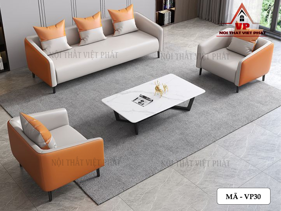 Sofa Văn Phòng Sài Gòn - Mã SG30 1 Sofa Văn Phòng Sài Gòn - Mã SG30-2