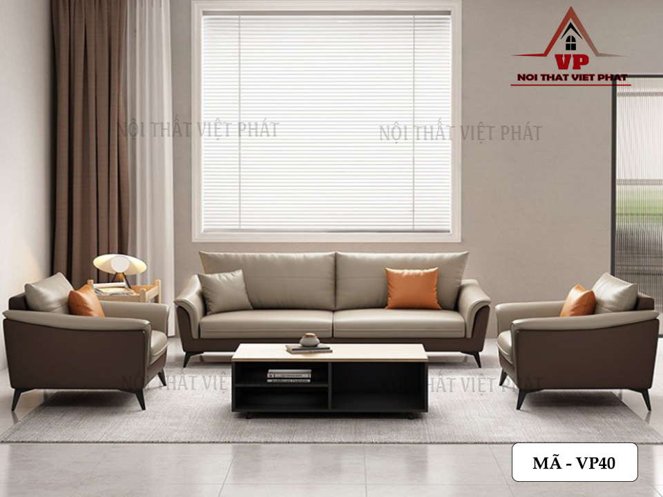 Bàn Ghế Sofa Văn Phòng - Mã VP40 1 Bàn Ghế Sofa Văn Phòng - Mã VP40-1