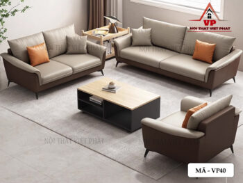 Bàn Ghế Sofa Văn Phòng - Mã VP40 4 Bàn Ghế Sofa Văn Phòng - Mã VP40