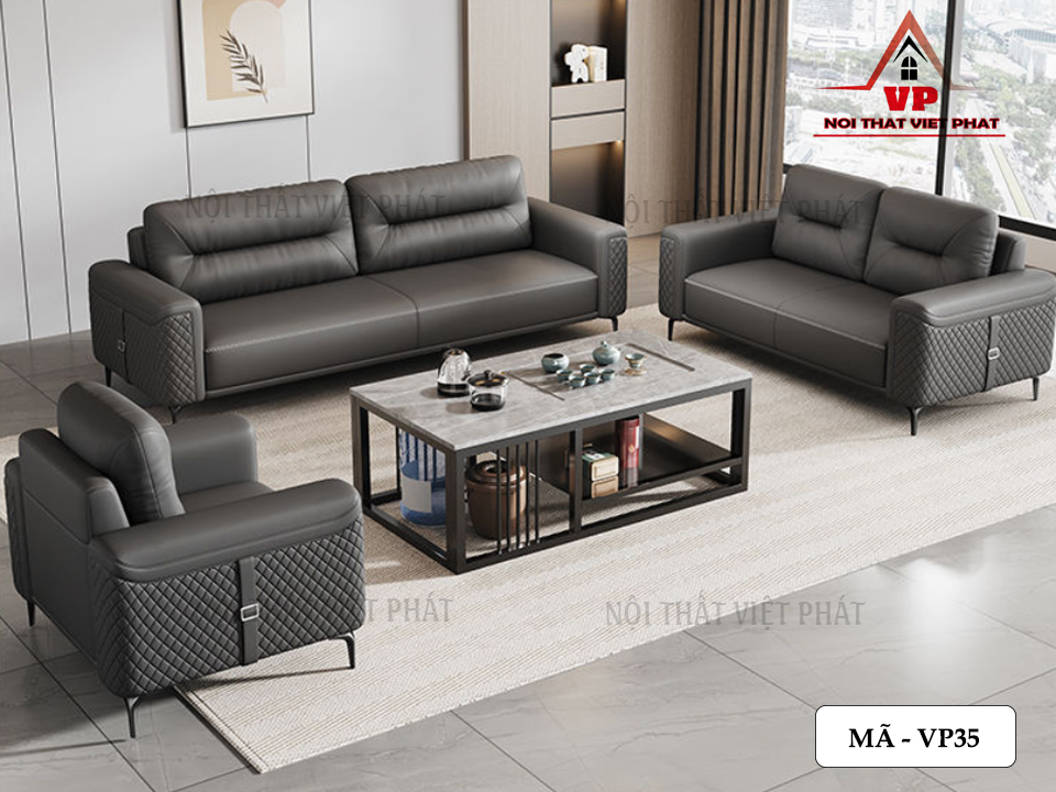 Mẫu Sofa Văn Phòng - Mã VP35 4 Mẫu Sofa Văn Phòng - Mã VP35-1