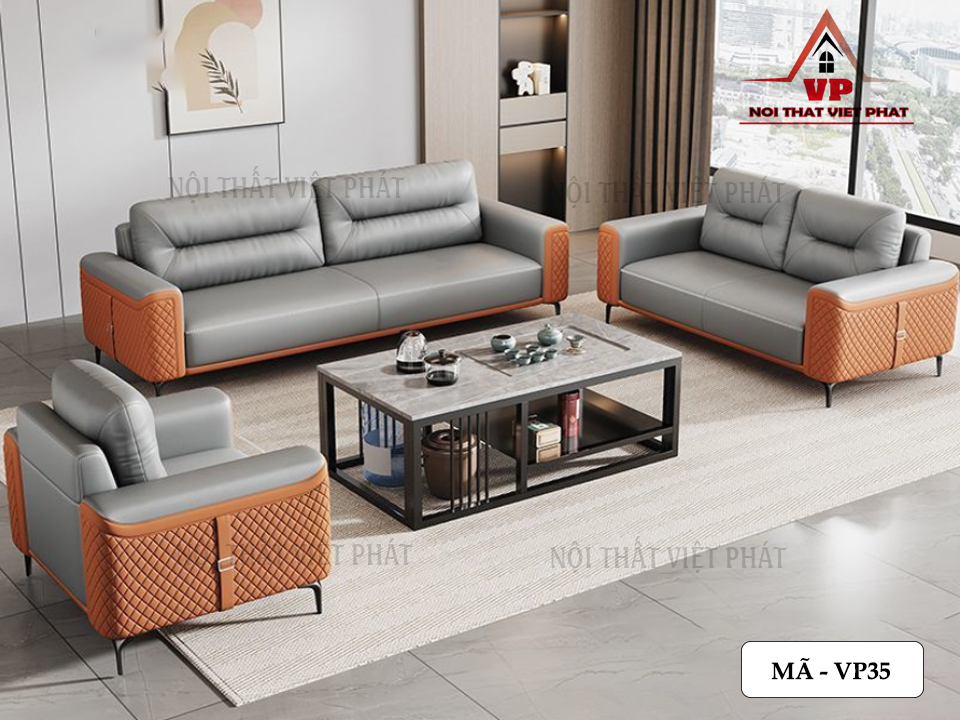 Mẫu Sofa Văn Phòng - Mã VP35 1 Mẫu Sofa Văn Phòng - Mã VP35-2