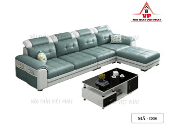 Sofa Da Hà Nội – D08-3
