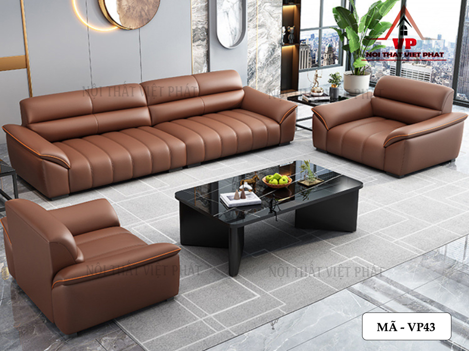 Sofa Văn Phòng HCM - Mã VP43 6 Sofa Văn Phòng HCM - Mã VP43-1