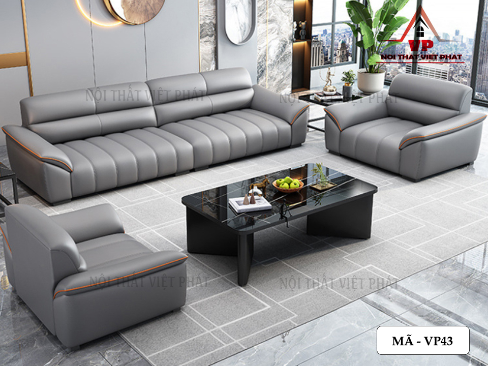 Sofa Văn Phòng HCM - Mã VP43 4 Sofa Văn Phòng HCM - Mã VP43-3