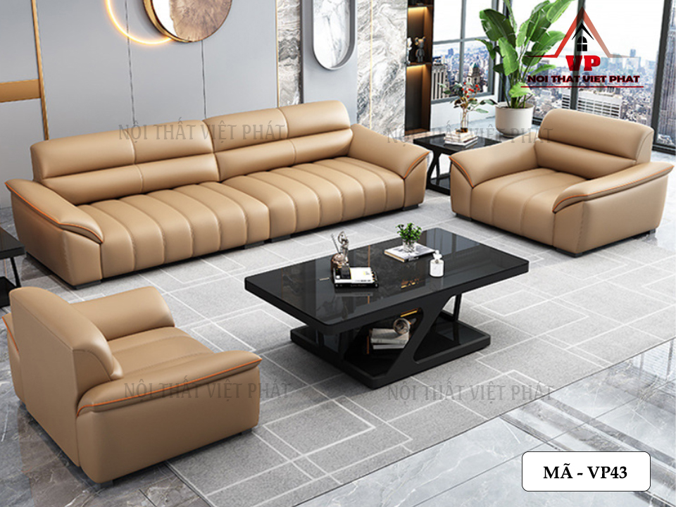 Sofa Văn Phòng HCM - Mã VP43 7 Sofa Văn Phòng HCM - Mã VP43