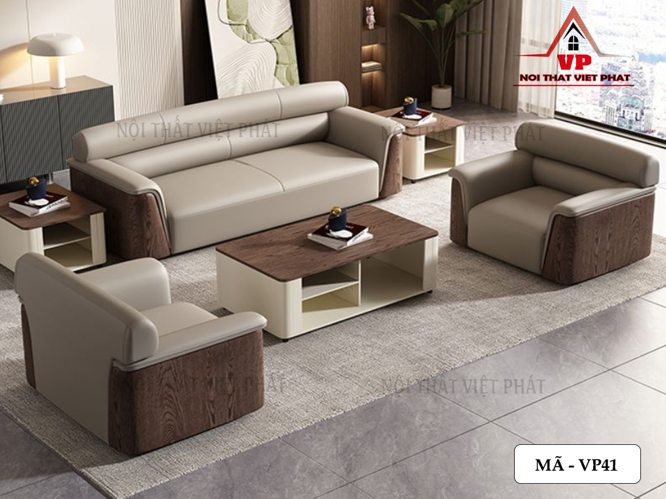 Sofa Văn Phòng Nhập Khẩu - Mã VP41 1 Sofa Văn Phòng Nhập Khẩu - Mã VP41