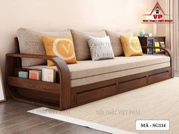 Ghế Sofa Giường Gỗ Đa Năng – Mã SG114