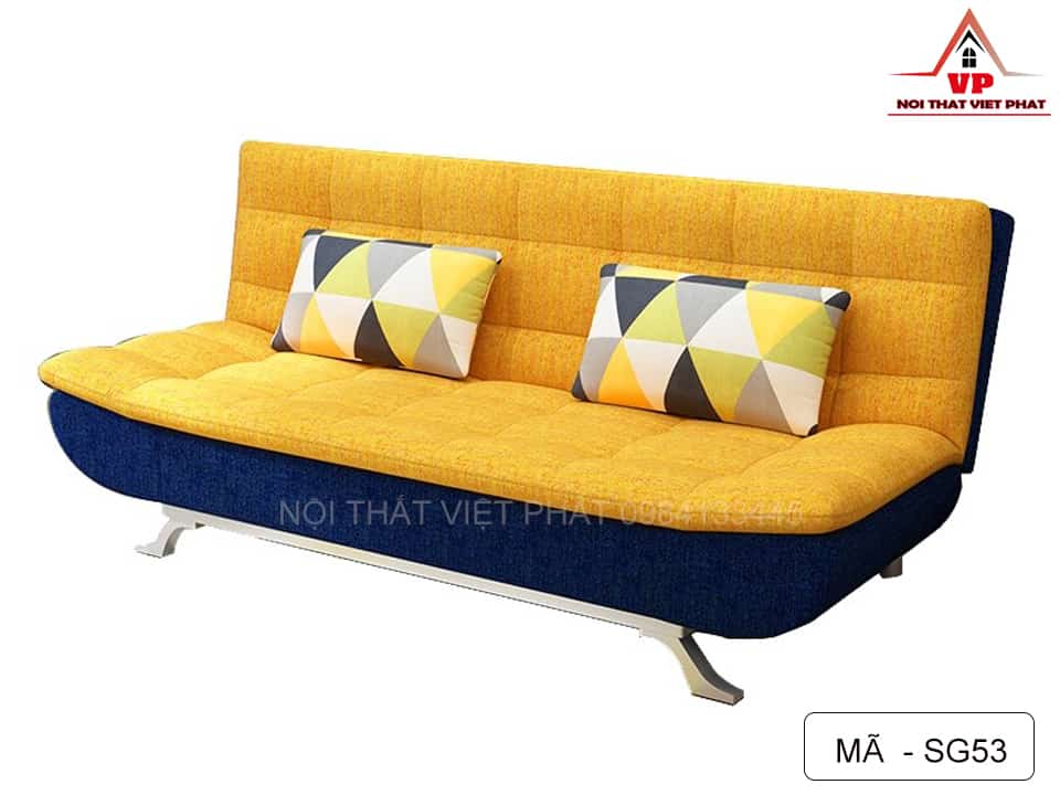 Ghế Sofa Bed Màu Vàng - Mã SG53 7 Ghế Sofa Bed Màu Vàng - Mã SG53