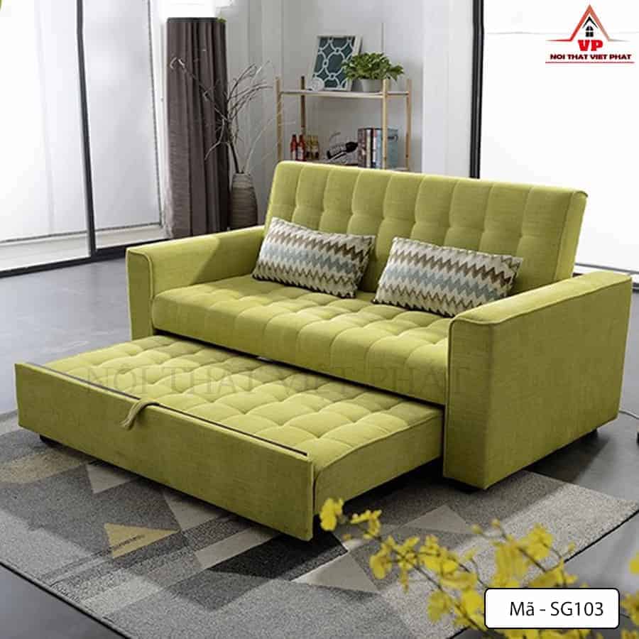 Ghế Sofa Bed Màu Xanh – Mã SG103 11 Ghế Sofa Bed Màu Xanh – Mã SG103-1
